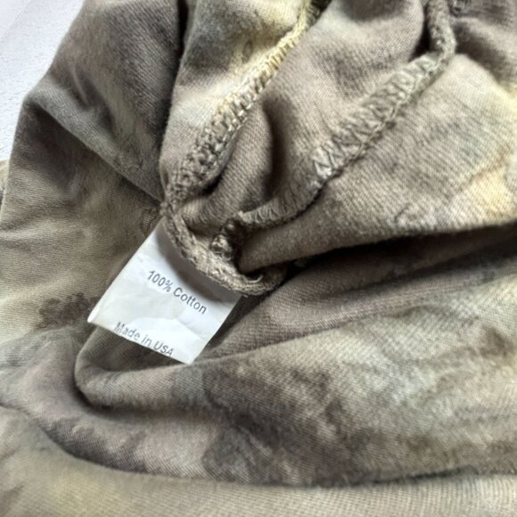 Cynthia Ashby Womens Tie-Dye Tunic Dress Small Brown Long Sleeve Artsy Boho New - Picture 6 of 12